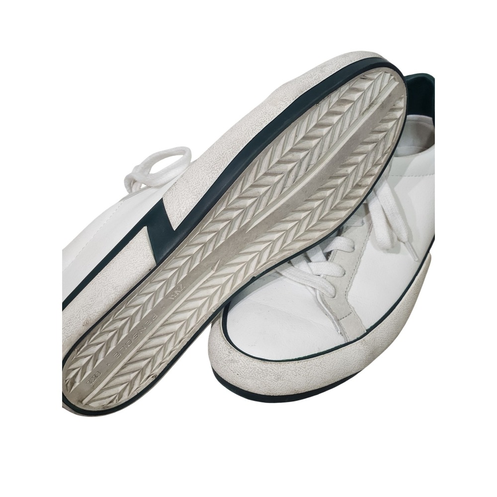 White & green Zara flat sneakers EU 39 | US 8.5‎ - Picture 4 of 6